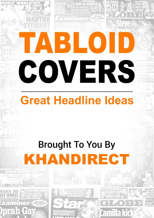 Tabloid Covers - Great Headline Ideas