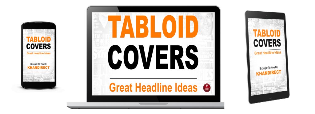 Tabloid Covers - Great Headline Ideas eBook